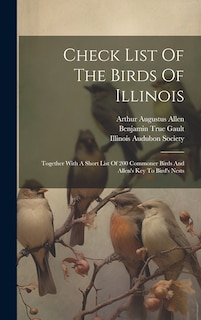 Front cover_Check List Of The Birds Of Illinois