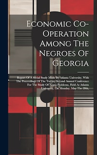 Front cover_Economic Co-operation Among The Negroes Of Georgia