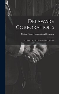 Front cover_Delaware Corporations
