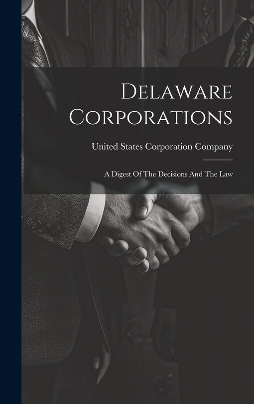 Front cover_Delaware Corporations