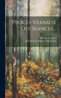 Front cover_Procès-verbaux Des Séances...