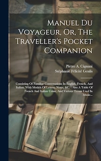 Front cover_Manuel Du Voyageur, Or, The Traveller's Pocket Companion