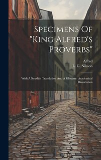 Front cover_Specimens Of king Alfred's Proverbs