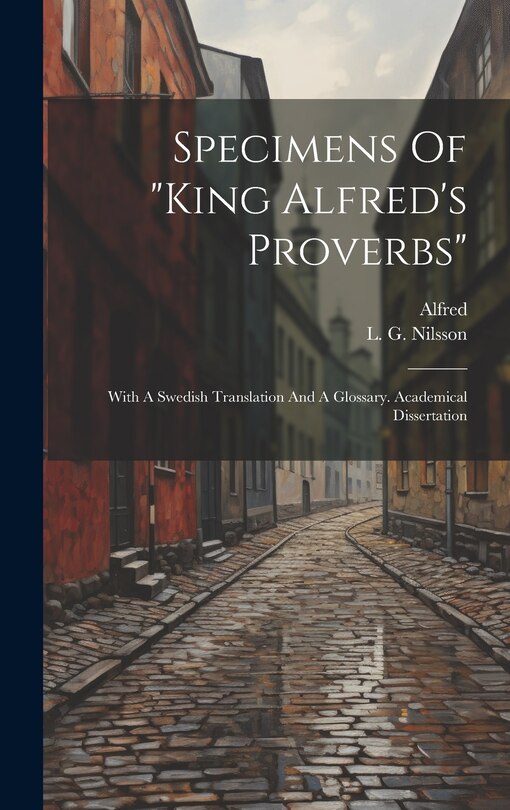 Front cover_Specimens Of king Alfred's Proverbs