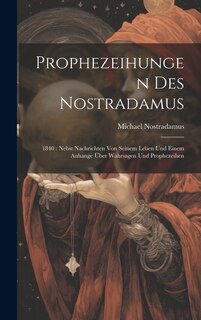 Couverture_Prophezeihungen Des Nostradamus