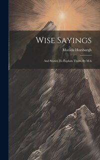Front cover_Wise Sayings