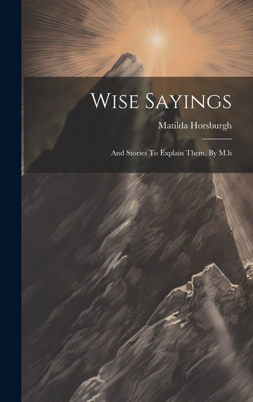 Front cover_Wise Sayings