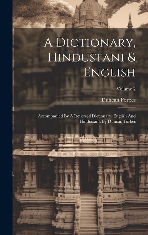 Front cover_A Dictionary, Hindustani & English