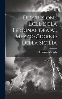 Front cover_Descrizione Dell'isola Ferdinandea Al Mezzo-giorno Della Sicilia