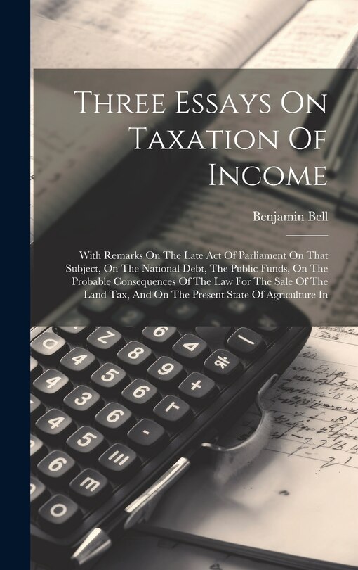 Front cover_Three Essays On Taxation Of Income