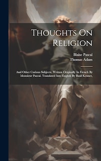 Couverture_Thoughts On Religion