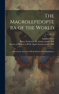 Couverture_The Macrolepidoptera of the World