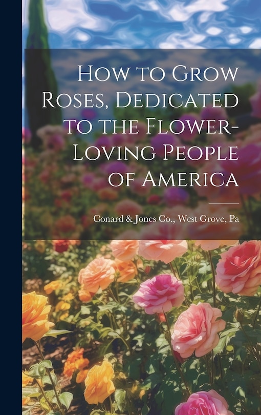Couverture_How to Grow Roses, Dedicated to the Flower-loving People of America