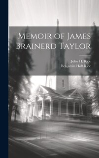 Front cover_Memoir of James Brainerd Taylor