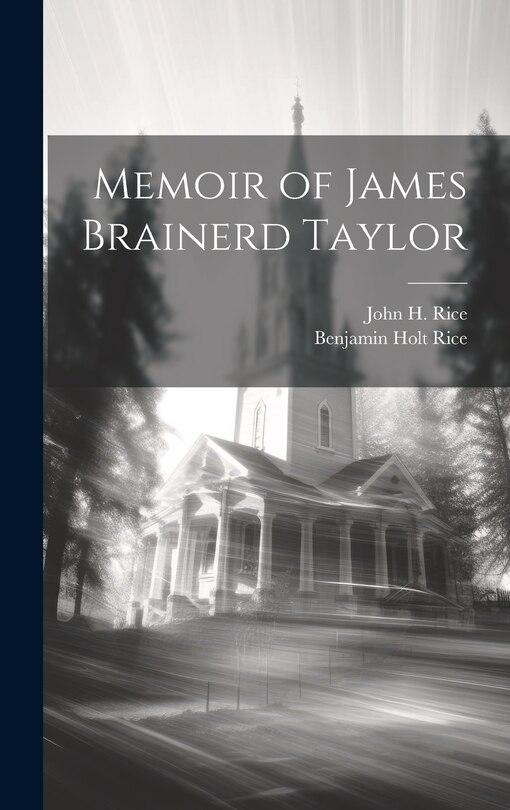 Front cover_Memoir of James Brainerd Taylor