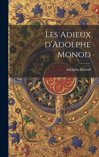 Front cover_Les adieux d'Adolphe Monod