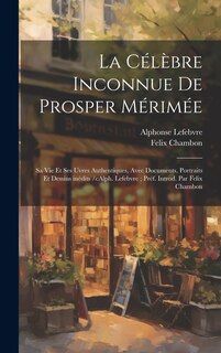 Couverture_La célèbre inconnue de Prosper Mérimée