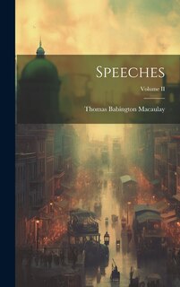 Front cover_Speeches; Volume II