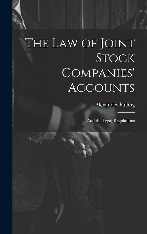 Front cover_The Law of Joint Stock Companies' Accounts