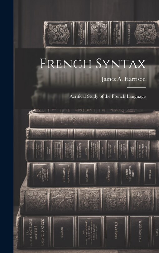 Front cover_French Syntax