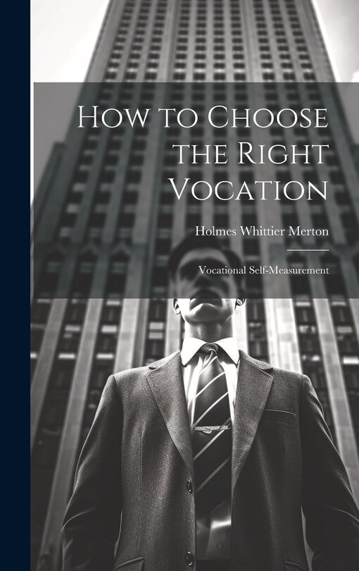 Front cover_How to Choose the Right Vocation