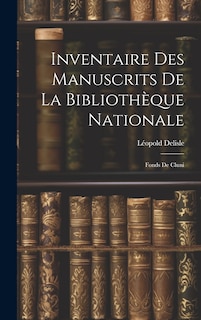 Front cover_Inventaire des Manuscrits de la Bibliothèque Nationale