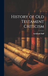Couverture_History of Old Testament Criticism