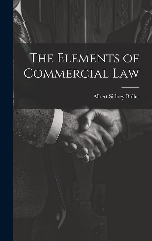 Couverture_The Elements of Commercial Law