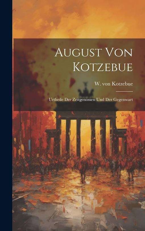 Front cover_August von Kotzebue