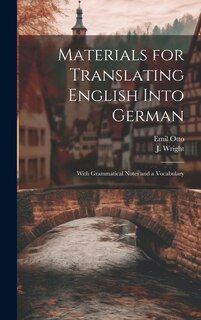Front cover_Materials for Translating English Into German