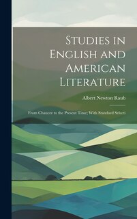 Couverture_Studies in English and American Literature