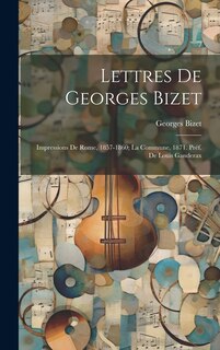 Front cover_Lettres de Georges Bizet