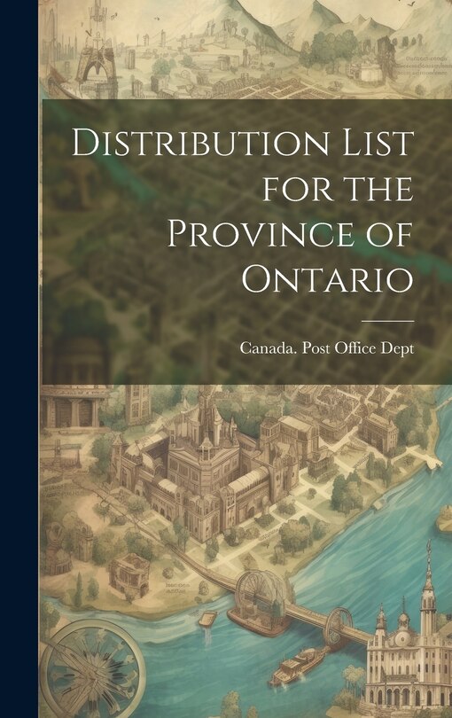 Front cover_Distribution List for the Province of Ontario