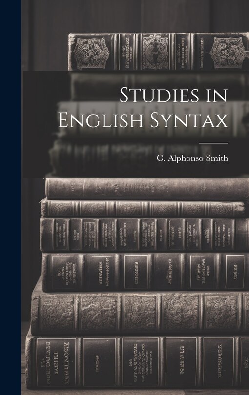 Front cover_Studies in English Syntax