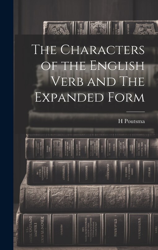 Couverture_The Characters of the English Verb and The Expanded Form