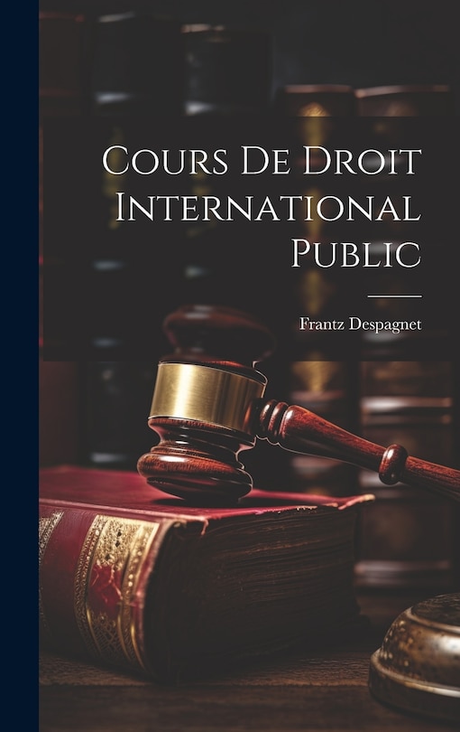 Couverture_Cours De Droit International Public
