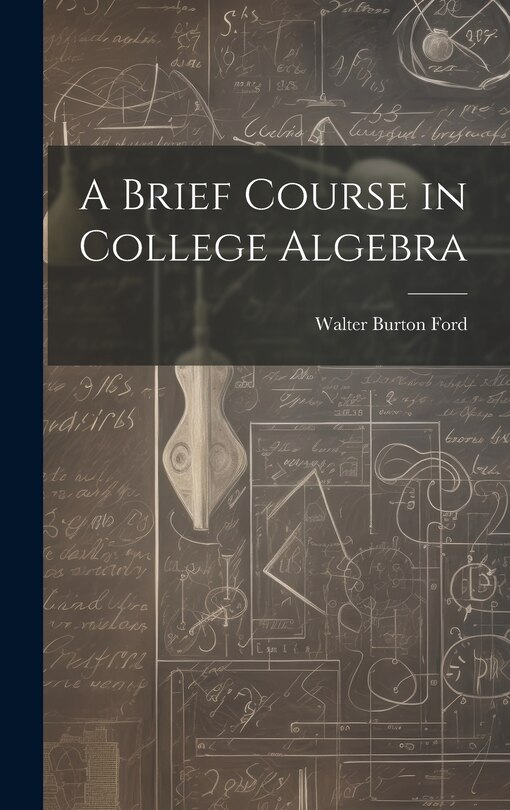 Front cover_A Brief Course in College Algebra