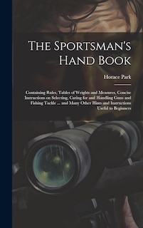 Front cover_The Sportsman's Hand Book