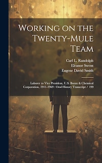 Front cover_Working on the Twenty-mule Team