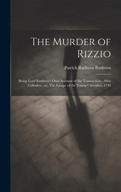 Couverture_The Murder of Rizzio