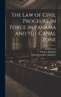 Front cover_The law of Civil Proceure in Force in Panama and the Canal Zone