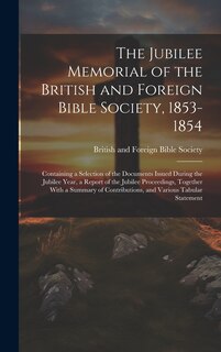 Front cover_The Jubilee Memorial of the British and Foreign Bible Society, 1853-1854