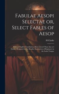 Couverture_Fabulae Aesopi Selectae or, Select Fables of Aesop