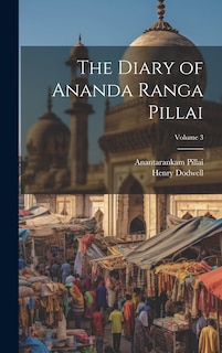 Front cover_The Diary of Ananda Ranga Pillai; Volume 3