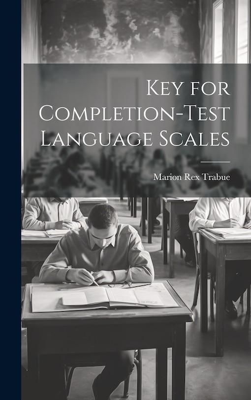 Front cover_Key for Completion-test Language Scales
