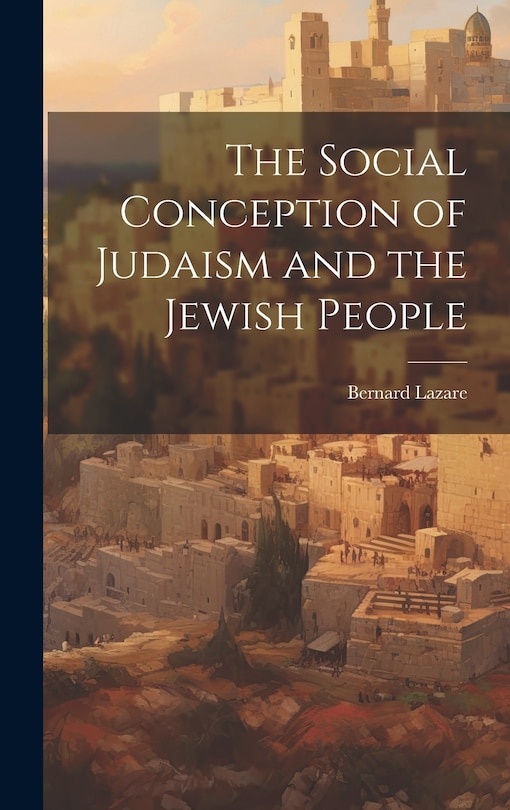 Couverture_The Social Conception of Judaism and the Jewish People