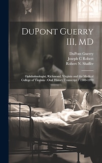 Couverture_DuPont Guerry III, MD
