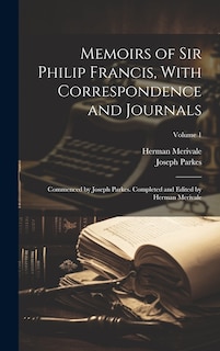 Front cover_Memoirs of Sir Philip Francis, With Correspondence and Journals