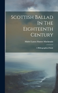 Couverture_Scottish Ballad In The Eighteenth Century