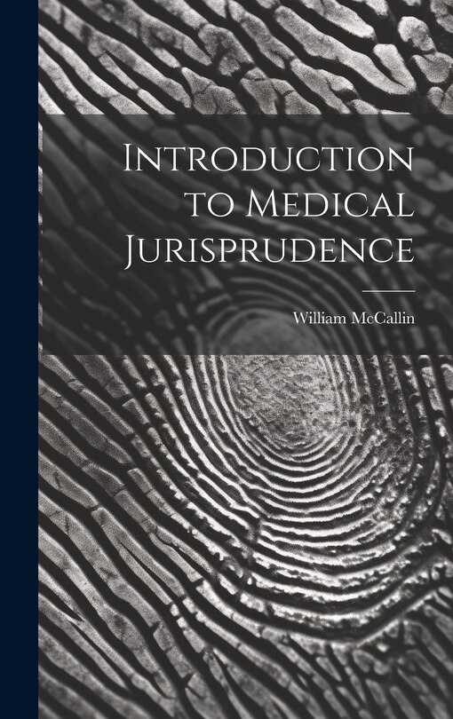 Couverture_Introduction to Medical Jurisprudence